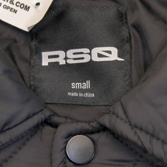 RSQ Quilted Nylon Long Sleeve Snap-Closure Jacket Men's Size Small - Picture 4 of 8